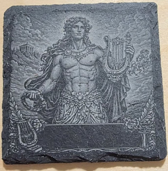 Greek Gods Slate Rock Coasters