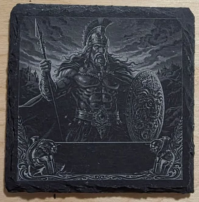 Greek Gods Slate Rock Coasters