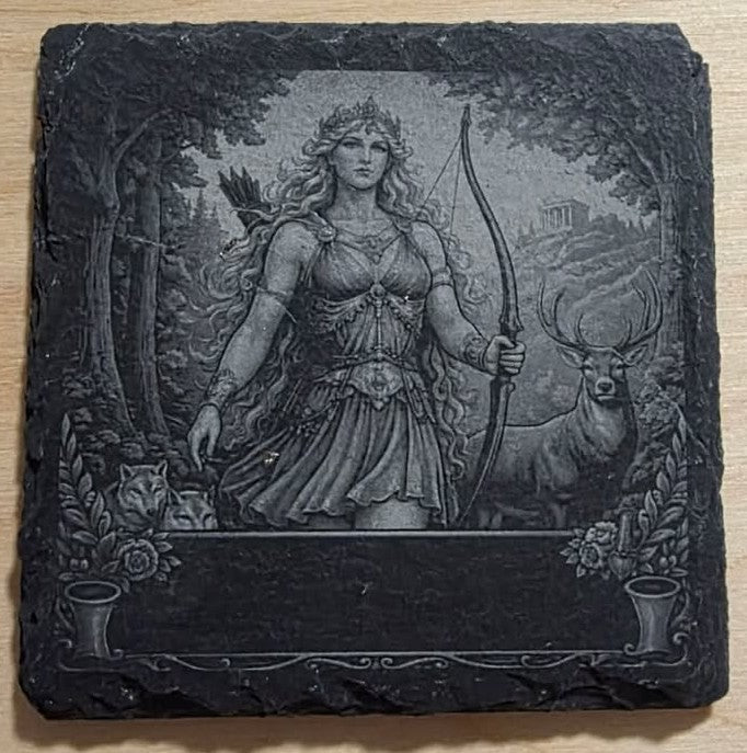 Greek Gods Slate Rock Coasters