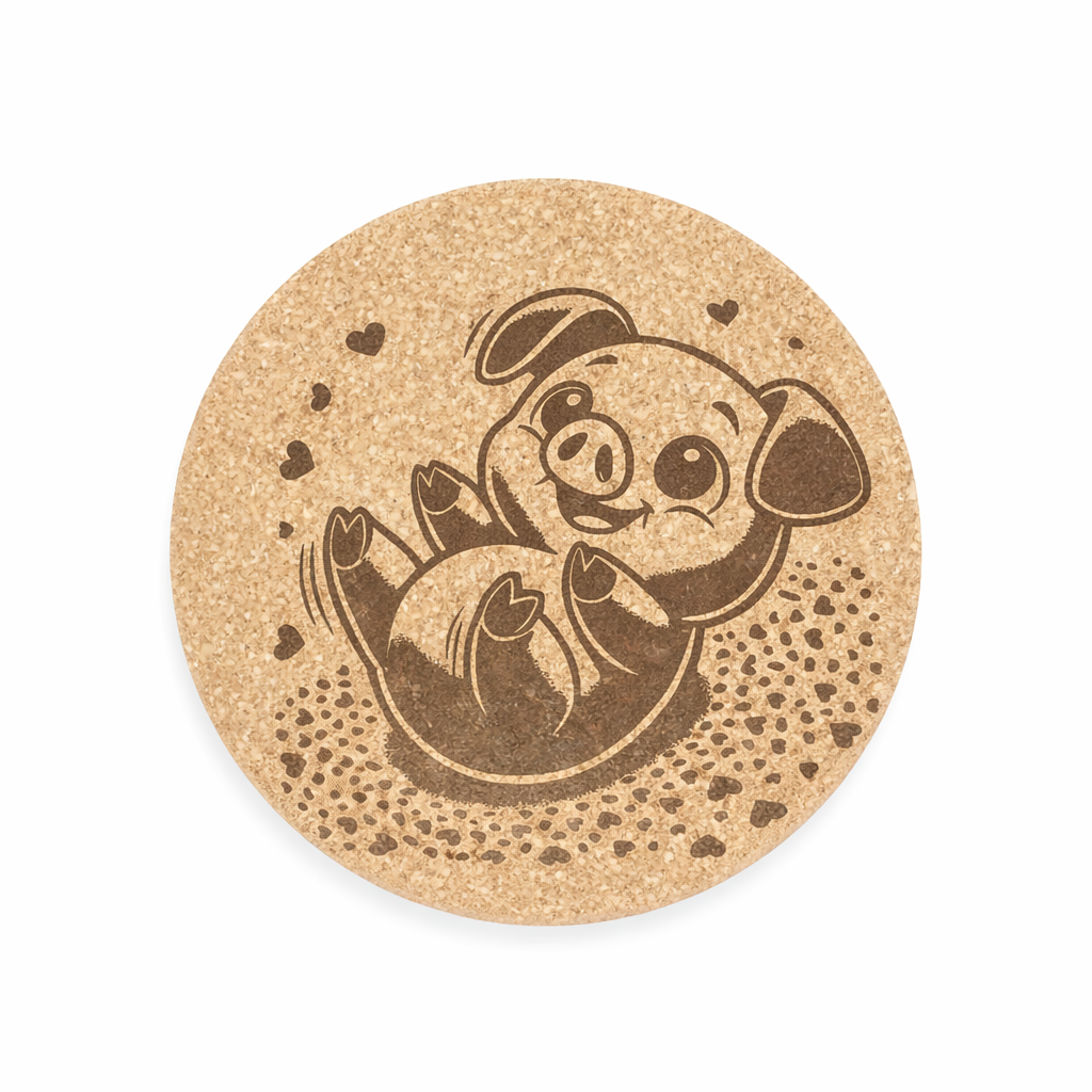 Valentine’s Cork Coasters