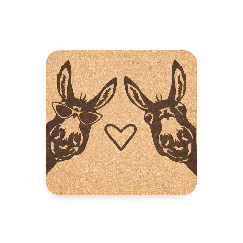 Valentine’s Cork Coasters
