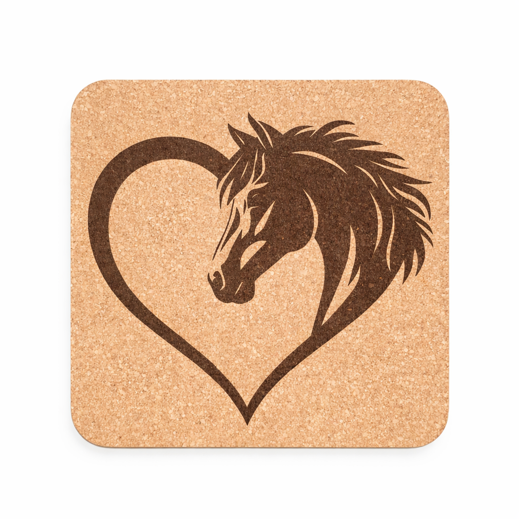 Valentine’s Cork Coasters