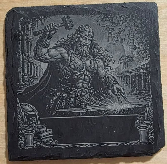 Greek Gods Slate Rock Coasters