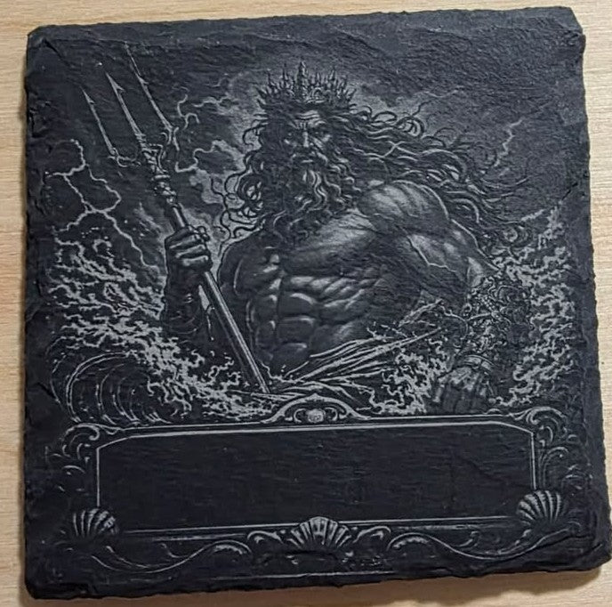 Greek Gods Slate Rock Coasters