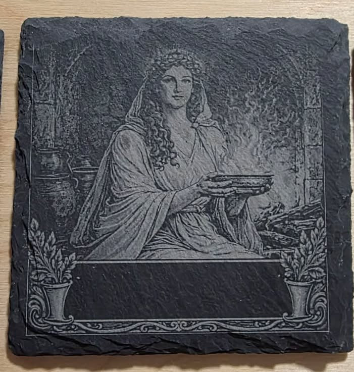 Greek Gods Slate Rock Coasters